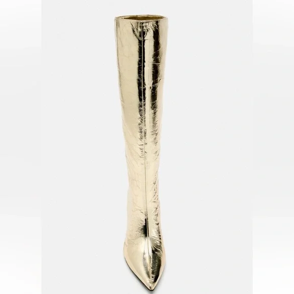 Zara metallic heeled boots - Picture 6 of 11